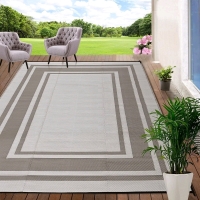 New Large Waterproof UV Resistant Outdoor Rug for Patios, Camping