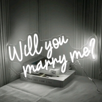 LED Neon Sign " Will You Marry Me? "