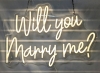 LED Neon Sign " Will You Marry Me? " - 2