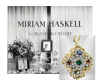 Dazzling Miriam Haskell Rhinestone Maltese Cross signed Pendant and Chain - 2