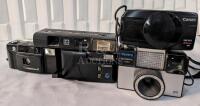 5 Vintage Cameras including Kodak and Canon