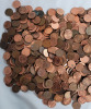 4.5lbs Canadian & USA Penny Lot . Various Years & Condition - 2