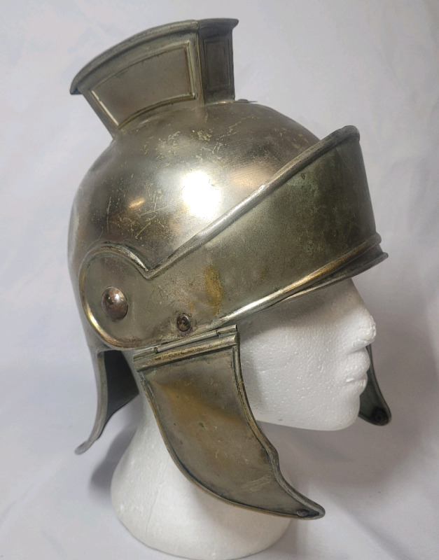 Reproduction Helenistic Ancient Greek Helmet , Missing Pompadour