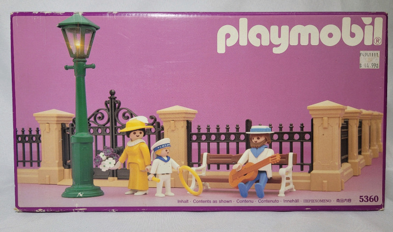 Vintage Playmobil #5360 Victorian Series : Victorian House Fence . Sealed NOS