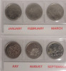 1999 Canadian Millennium Quarter Set in Plastic Holder - 2