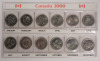 2000 Canadian Quarter Set in Plastic Holder