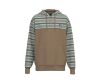 NEW SM "JIMMY" HOODY BROWN W/ CREAM MULTI COLOR STRIPES SKU: HH1194BRC - 3