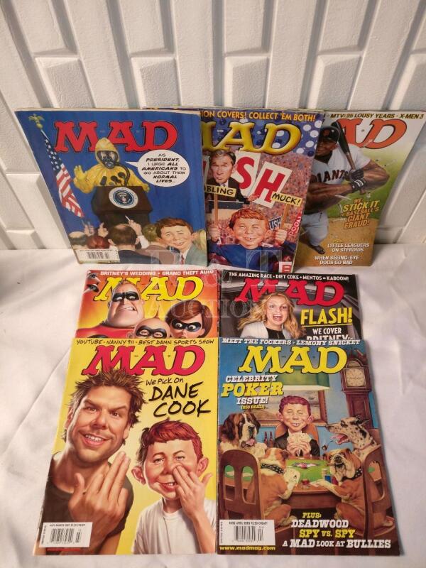 7 MAD Magazines - Early 2000s