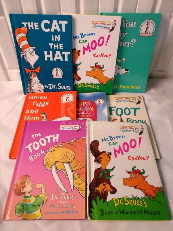 8 Dr Seuss Children's Hardcover Books