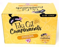 New 8-Pack TIKI CAT Complements Chicken Recipe in Chicken Broth Wet Cat Food Topper (8 x 2.1oz)