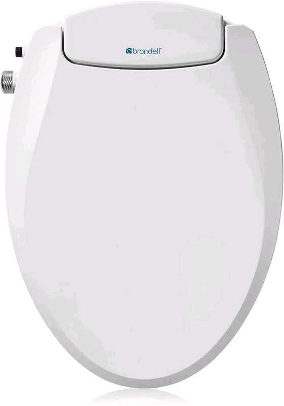 Brondell Bidet Toilet Seat Non-Electric Swash Seat , Fits Round Toilets - New