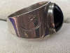 Chunky 925 Sterling Black Onyx Ring Size 11.5 - 3