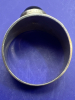 Chunky 925 Sterling Black Onyx Ring Size 11.5 - 4