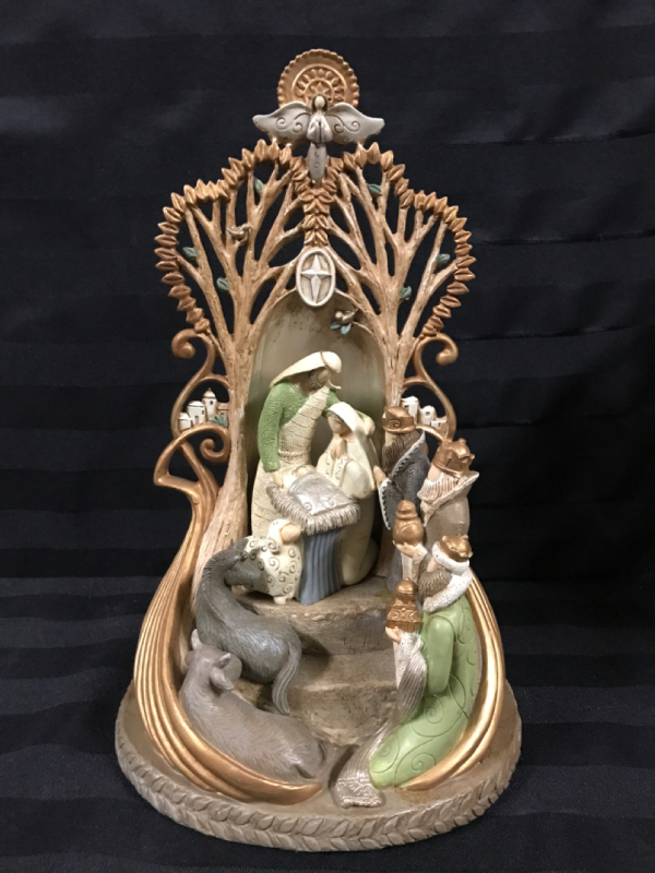 Holy Family Nativity 11 inches tall