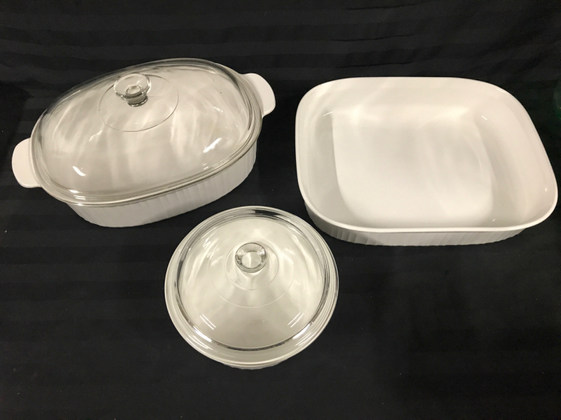 Corningware French White Casseroles & Baking Dish