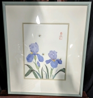 Framed and Stamped Painting.