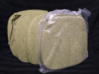 4 New KGPLOME Chair Cushions - Green