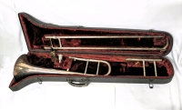 Vintage Whaley Royce & Co Imperial Makers Toronto Trombone with Hard Case, Mouthpiece, Extension & Vintage Micro Magic Slide Oil