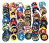 200+ Pogs / Power Caps in Transport Tube includes Disney, Casper & More! - 3