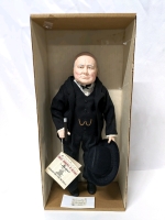 Vintage Effanbee Great Moments in History Winston Churchill #7941 Collectible Doll w Original Box