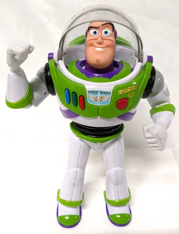 Disney Pixar 13" Tall Talking Buzz Lightyear Doll from ThinkWay Toys