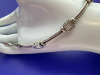 925 Sterling Silver CZ Link Bracelet