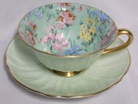 Shelley Melody Oleander Chintz Cup & Saucer , Both Cup and Saucer Ring True