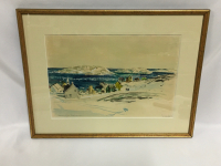 Quebec Watercolour E. Wedd 1960