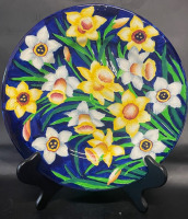 Maling England Daffodil Charger Collectors Plate