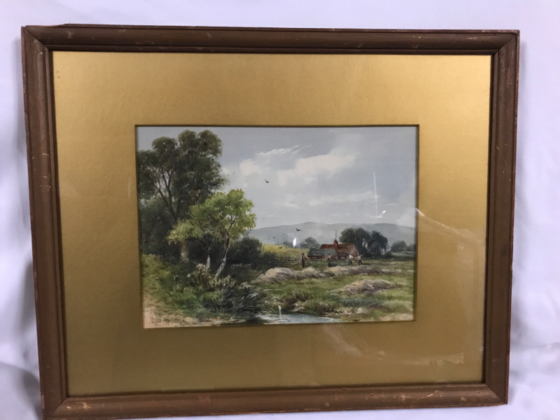 Antique Watercolour by Robert Anderson English Artist 1842-1885