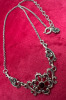 Antique 835 Silver Garnet Necklace - 5