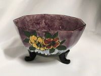 H & K Tunstall Panola Footed Bowl