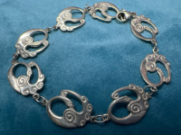 Silver 925 Swan Bracelet