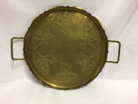 Art Nouveau Brass Tray England