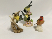 Three Goebel Porcelain Bird Figures