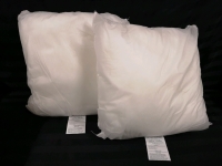 2 Decorative Pillow Inserts 18 by 18"