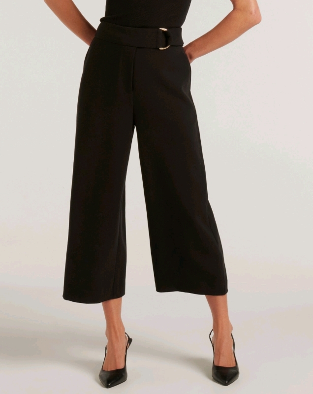 New EVER NEW Melbourne Wanda D-Ring Culotte Pant : Size 8