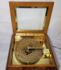 Mr. Christmas Holiday Symphonium Music Box w/16 Records . Tested Working - 3