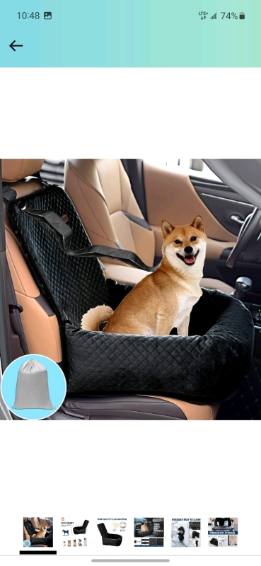 Bochao Dog Car Seat / Pet Booster Seat - As New