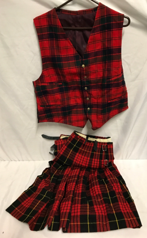 Scottish Made Kilt & Vest