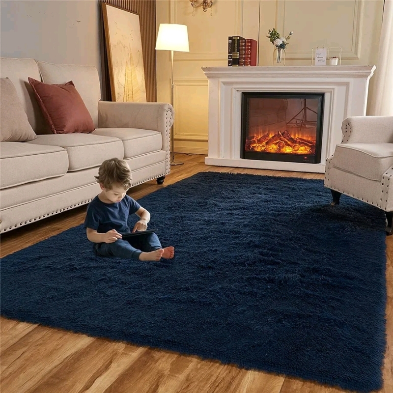 New Large Shaggy Soft Area Rug 8 by 10 feet