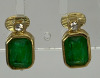 Christian Dior Emerald Green Crystal Earrings - 2