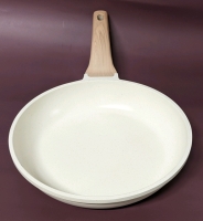 CAROTE Non-Stick White Granite 9.5in Frying Pan