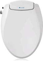 Brondell SWASH EcoSeat Non-Electric Bidet Toilet Seat (Ambient Temperature) S101-EW Elongated White