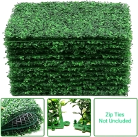 12Pcs New Artificial Boxwood Panels 16"x24" each
