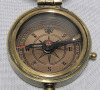 Brass Pocket Compass with Inspiration Quote Engraved on Inside - New - 2