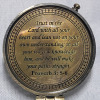 Brass Pocket Compass with Inspiration Quote Engraved on Inside - New - 3
