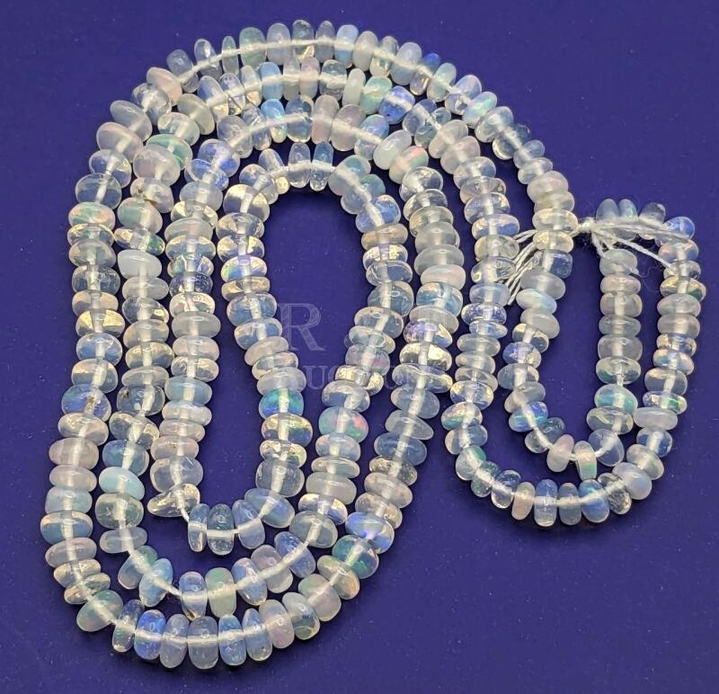 New Ethiopian Opal Beads - Strand of 150+ Beads for Jewelry Making.