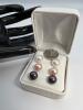 Three 14K Gold Fresh Water Pearls Boxed - 5