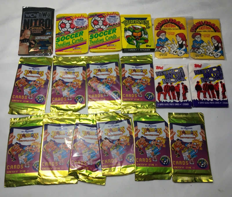 18 Assorted Wax Packs Sealed